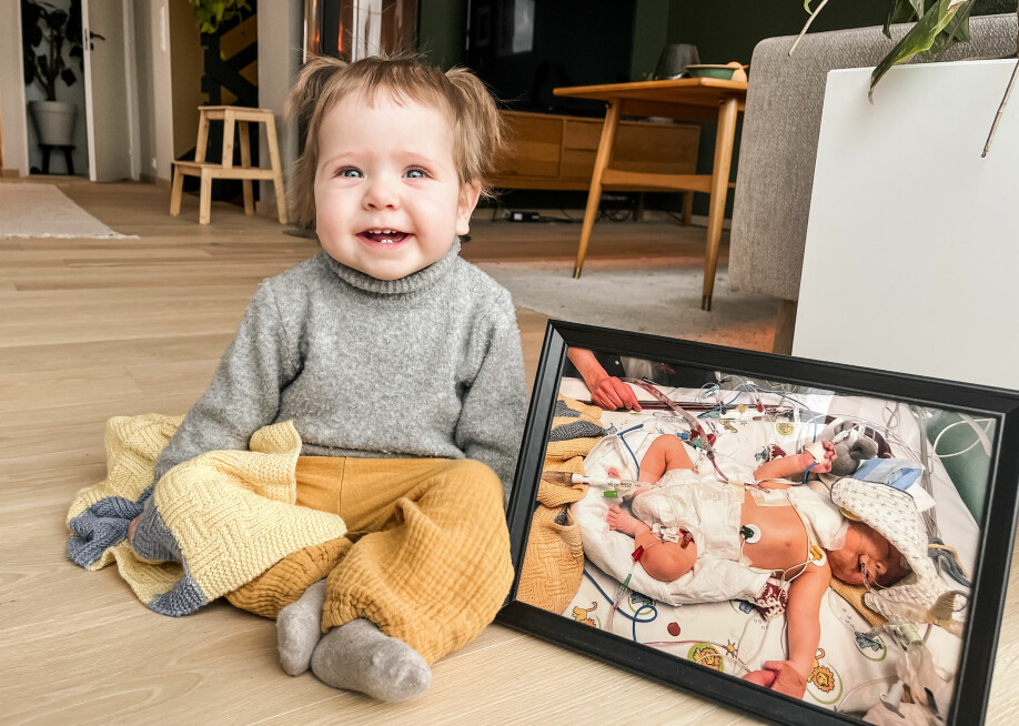 KJEMPE: Andrea og ektemannen Anders var tydelige fra start: De skulle kjempe for datteren deres Herle:
