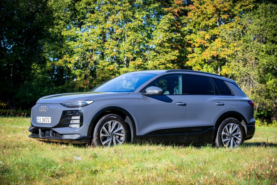 ET GODT VALG: En moderat utstyrt Q6 e-tron har egenskaper som i større grad matcher prislappen.