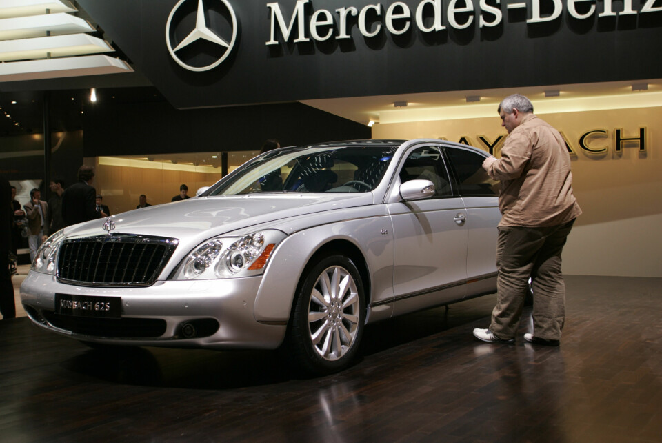 TRÅTT SALG: Maybach-modellene 62 og 57 ble ingen stor suksess.