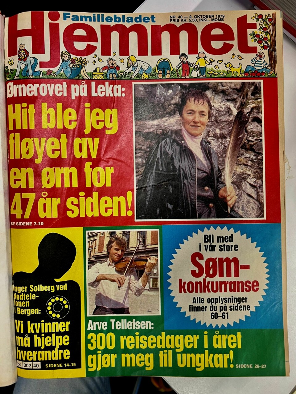 1979: Hjemmets reporter, Arild Mikkelsen, gikk sammen med Svanhild tilbake til fjellhylla hun ble funnet på i 1932.