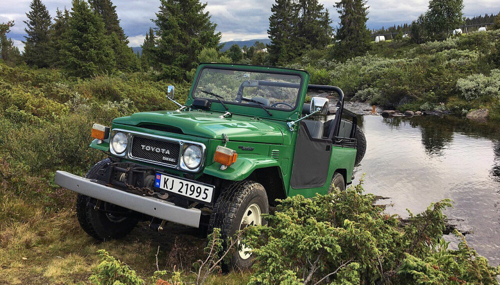 OFFROAD-IKON: Det er i slike omgivelser Rolf Barry-Bergs Land Cruiser trives best.