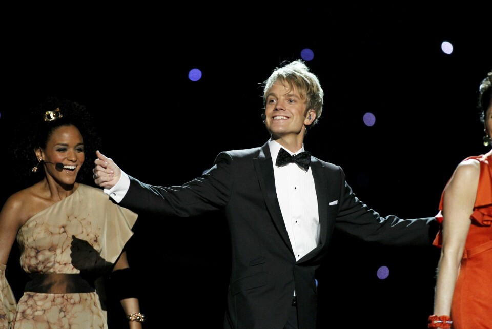 ERFAREN PROGRAM- LEDER: Erik Solbakken har ledet mange store sendinger for NRK. Her er han i aksjon under Eurovision-finalen i Telenor Arena i 2010.