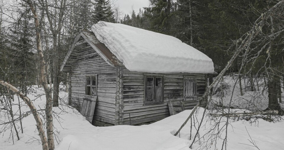 FALLEFERDIG: Slik så kårboligen ut da de kjøpte småbruket.