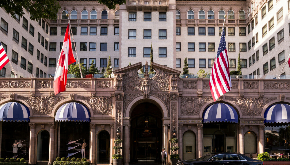 STJERNEOPPLEVELSE: Hotellet filmen ble innspilt i heter Beverly Wilshire Hotel, og tilbyr den dag i dag et «Pretty Woman»-inspirert luksusopphold kalt «Pretty Woman - For A Day». Men Edwards suite kan ikke bebos; den fantes kun på filmsettet.