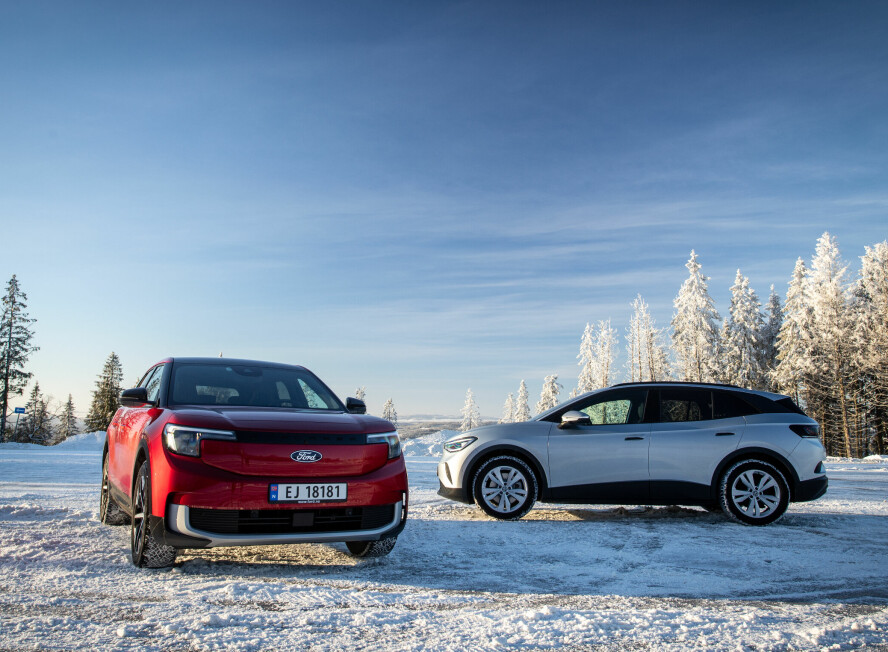 FORSKJELER: Gledelig nok klarer Ford og VW å skille Explorer og ID.4 fra hverandre.