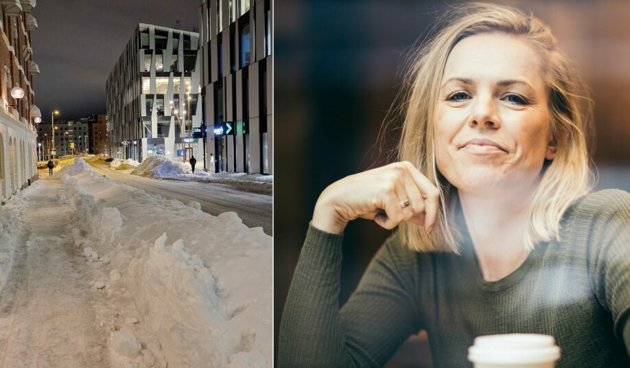 HUTTEMEGTU! Straks noen viser antydninger til å synes at snøkaos er litt slitsomt, pepres kommentarfeltene med irrelevante opplysninger, skriver Marie Lunde. Bildet t.v. er tattt i Nydalen i Oslo torsdag morgen.