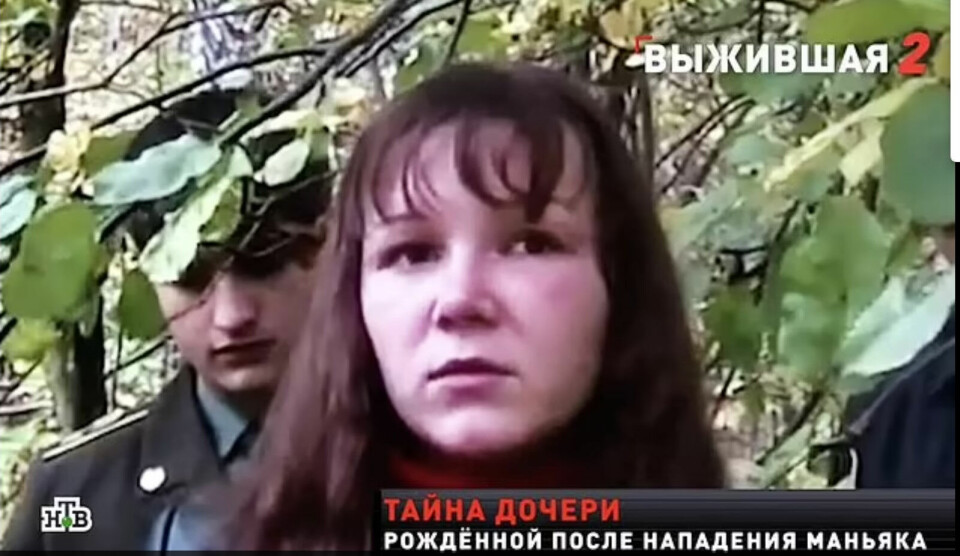 OVERLEVDE: Maria Viritsjeva overlevde sjakkbrettmorderen ved et mirakel og kunne identifisere ham for politiet. Det hjalp ikke. Drapsserien fortsatte, for politiet ønsket ikke å etterforske. Bildet er skjermdump fra Maria Viritsjevas rettslige forklaring.