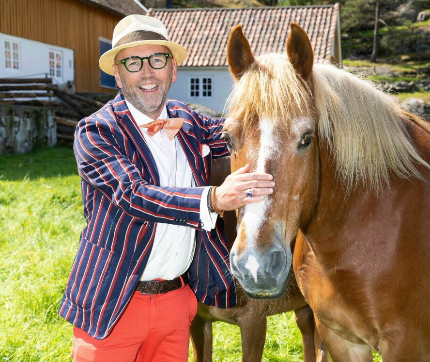 HYGIENE: – Datteren min sa: «Pappa, hvordan skal dette gå? Du er livredd for å lukte svette, og ikke liker du å bade i sjøen.» Så akkurat dette med hygiene og utedo er en utfordring, forteller Brynjar Meling.