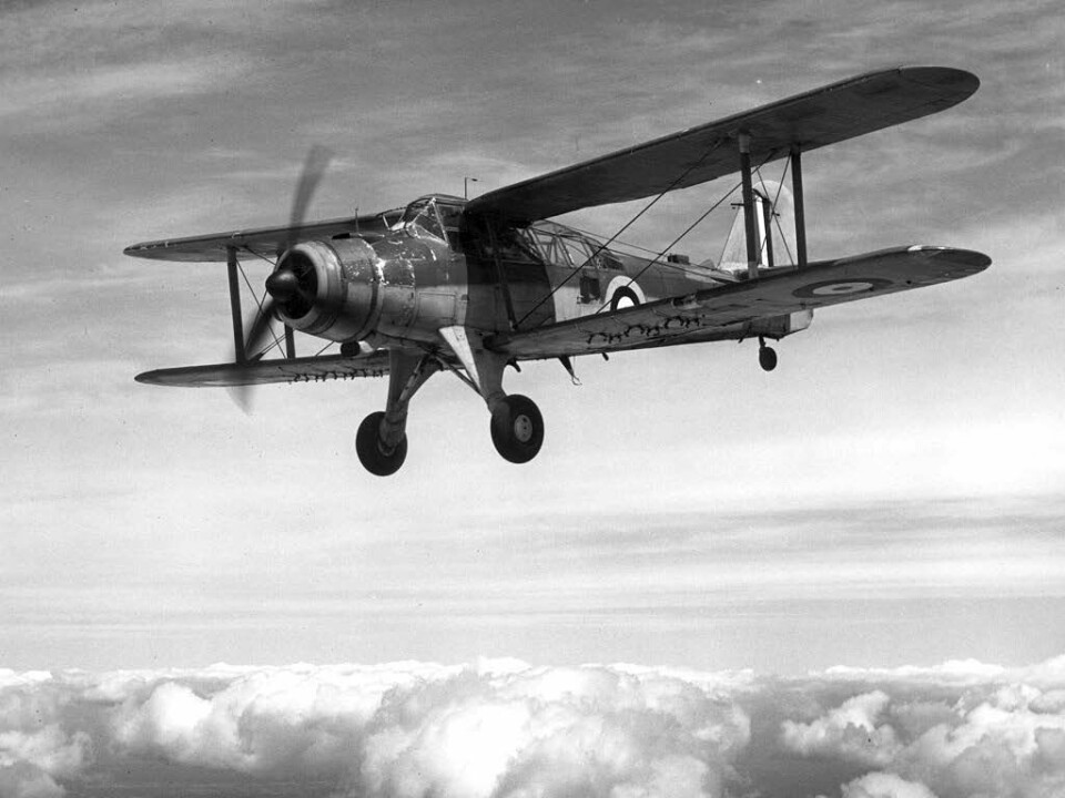 «TORPEDISTEN»: Torpedoen som sendte DS «Barøy» til bunns kom fra et Fairey Albacore fly.