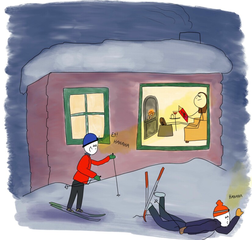 KULTURSJOKKET: Den franske forfatteren skriver om oppdragelse i norsk kultur.