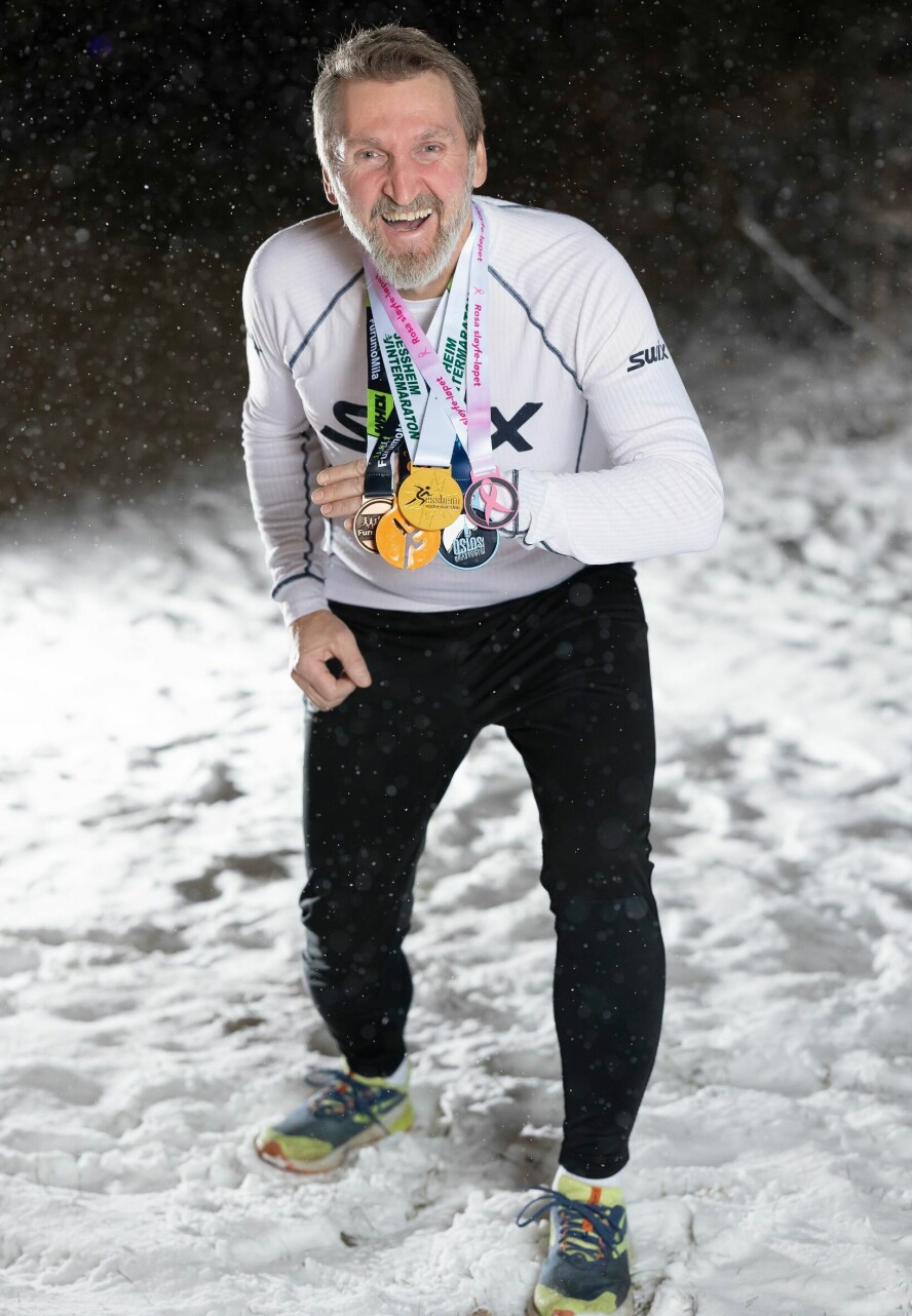 MARATON: – Jeg, som ikke engang var vant med å jogge, løper nå hvert eneste maraton jeg kommer over, forteller Øivind «helfrelst».