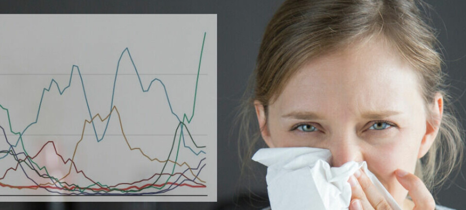 Mange er syke nå: Ingenting tyder på at toppen er nådd