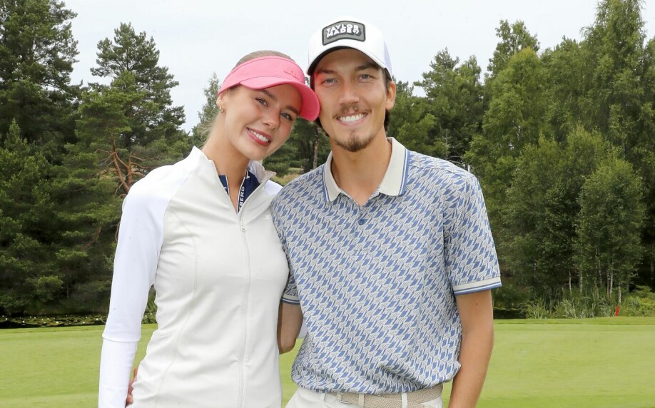 DEN VIKTIGSTE: For skihopper Johann Forfang er samboeren Kristin hans viktigste støttespiller.