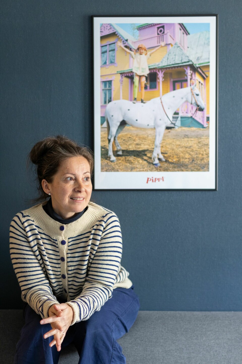 PIPPI: På kontoret til Cecilia henger det et bilde av Pippi Langstrømpe – foreldreløs og verdens sterkeste jente.