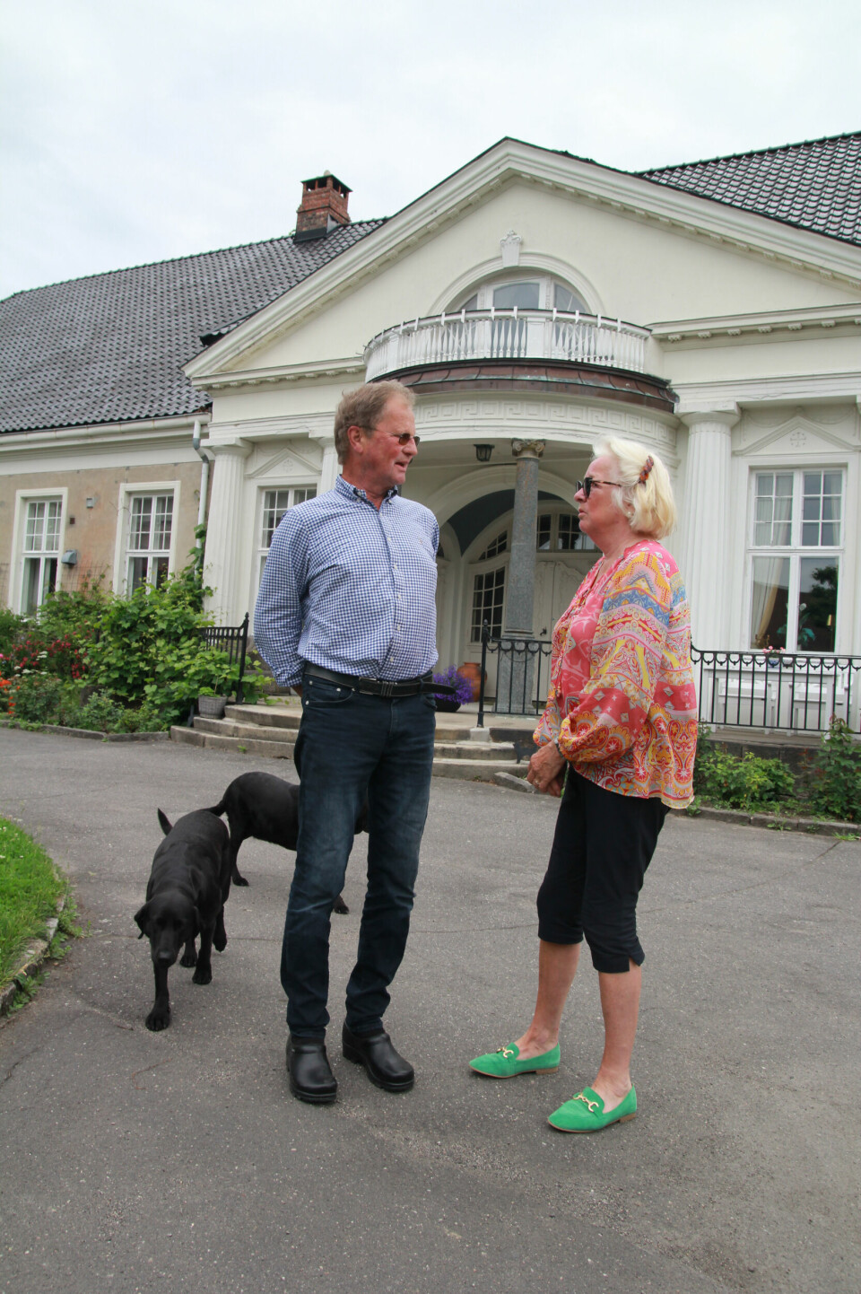 TIPPOLDEBARNET: Gustav Thorsø Mohr er Dikka Møllers tippoldebarn. Han fører herregårdens lange historie videre sammen med kona Lise Thorsø Mohr.
