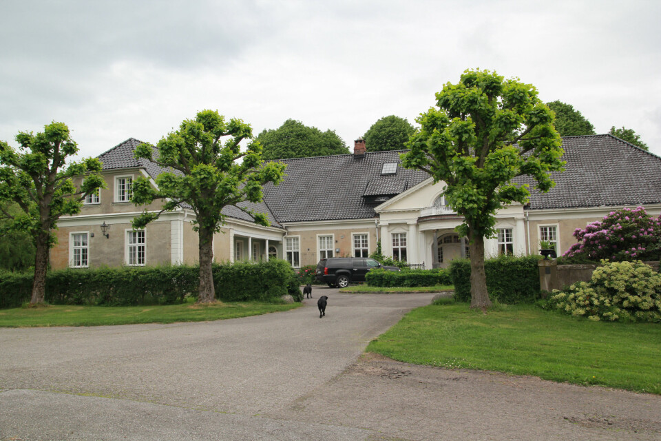 «NY» HERREGÅRD: Thorsø Herregård brant 1899 og Katti Anker Møller og mannen Kai måtte flytte ut til Dikkas enkesete «Underlien» i en periode. Nåværende bygg sto klart i 1901.