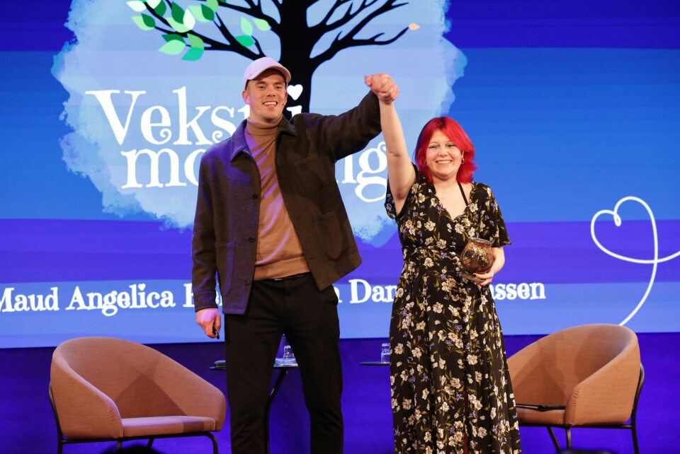 VIL HJELPE ANDRE: Sammen med Kim Daniel Jonassen har Maud Angelica laget foredraget «Vekst i motgang». Duoen snakker om selvmord, og de håper at åpenheten deres skal redde liv.