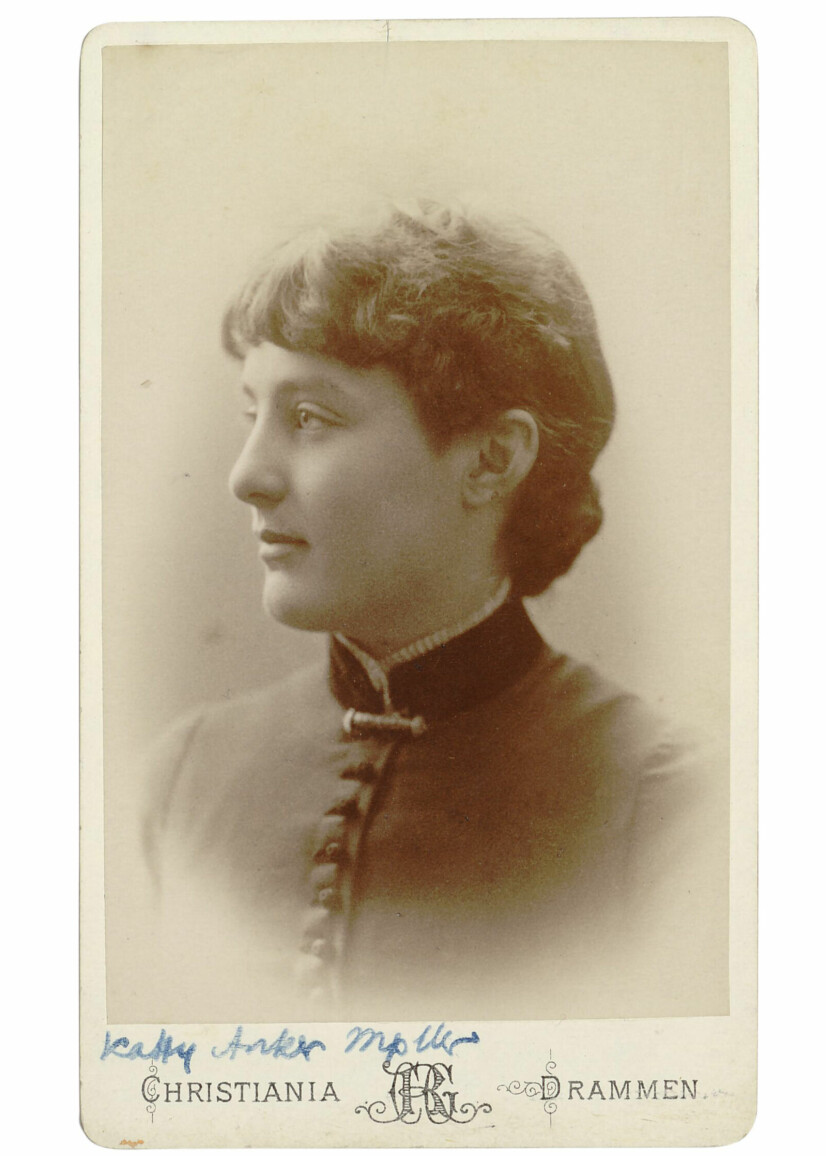 VELGJØRER: Portrett av en ung Katti Anker Møller. Tidlig fikk hun øynene opp for urettferdigheten som rammet unge, ugifte jenter som havnet i «uløkka».