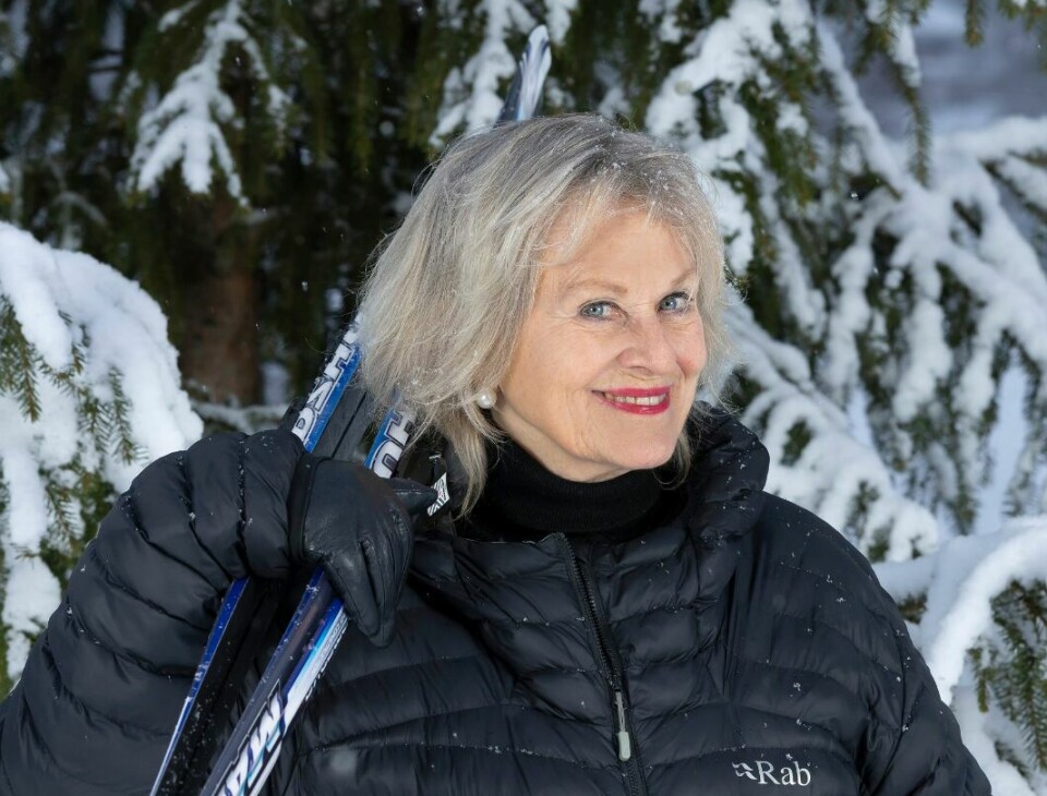 UT PÅ TUR: I barndomsbyen Kongsberg opplever Anne Marie ekte ski-glede. – Jeg trives i Oslo, men ingenting kan måle seg med sølvbyen! mener hun.