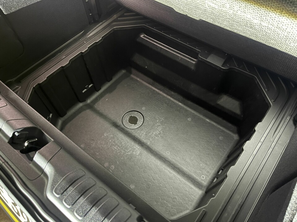 KAN SPYLES: Boksen har dreneringsplugg og kan spyles.