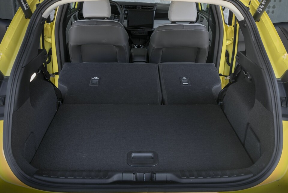 MANGLER SKILUKE: Baksetene kan felles ned i 60:40-splitt.