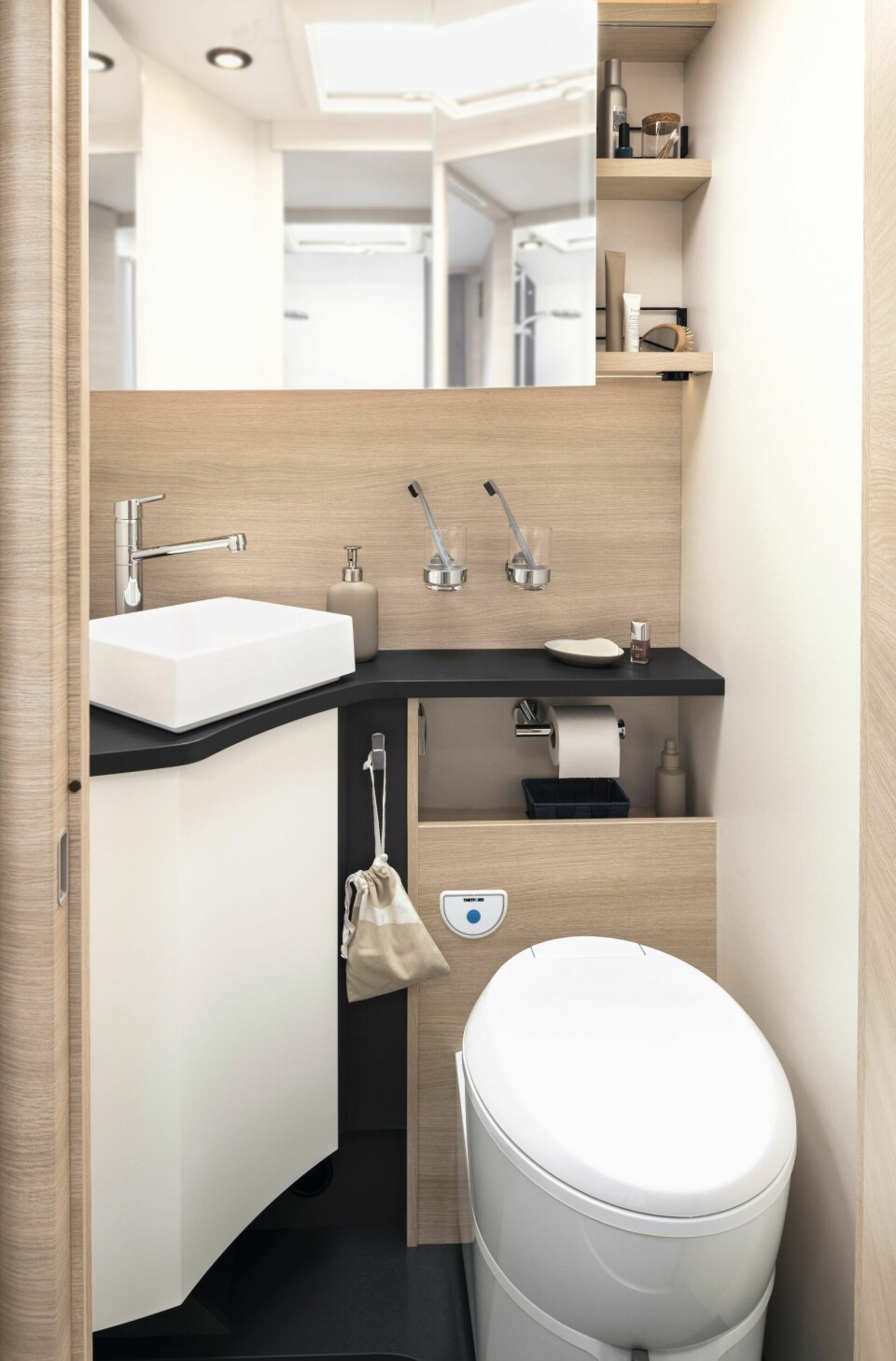 STILIG: De som mener bobil er harry bør ta en kikk på dette badet.