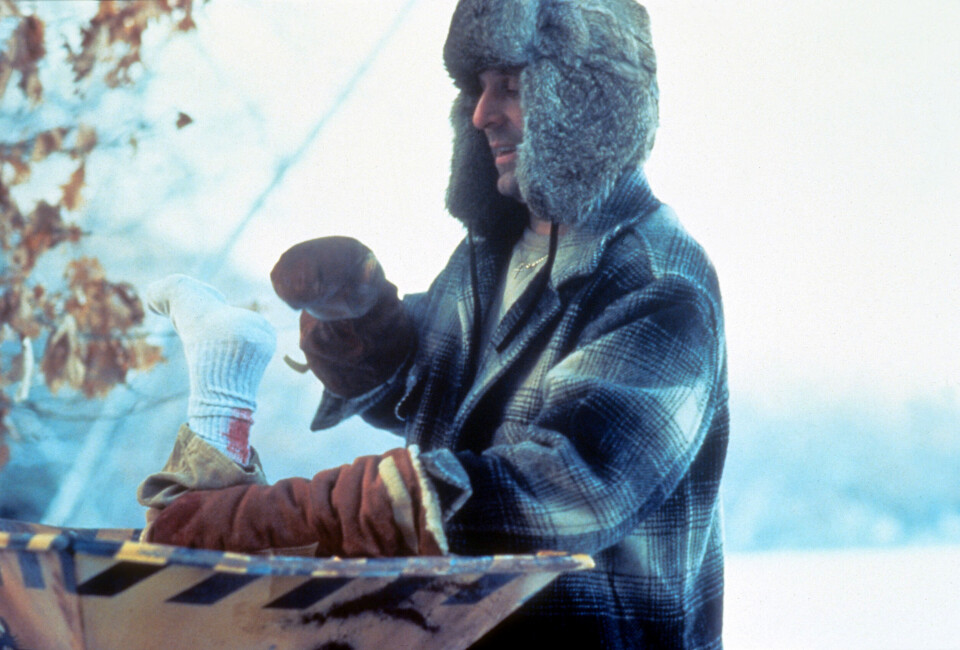 FLISEMASKINEN: Liket til fru Lundegaard blir puttet i flisemaskinen i filmen «Fargo».