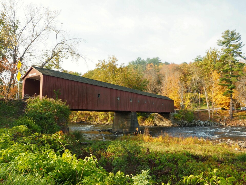 DUMPET I ELV: Levningene etter Helle Crafts og en motorsag kjøpt av Richard Crafts ble funnet i Housatonic-elven, ikke langt fra Newtown der familien bodde.