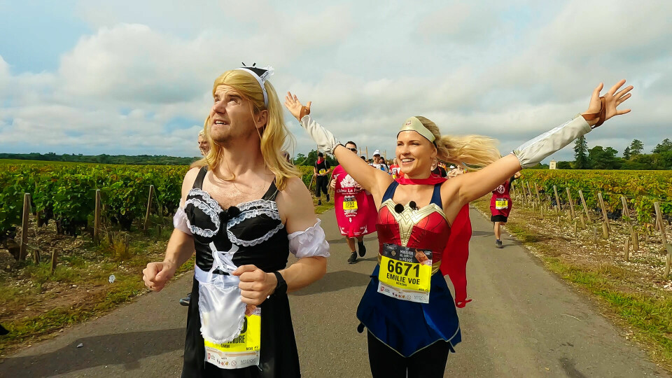 «GOOD GIRL GONE BAD»?: Da Emilie deltok i vin-maraton i Frankrike med Nicolay Ramm påNrk, fikk vi se en helt ny side av henne. «Råne-Ruth» skapte uforglemmelig underholdning og beundring gjennom 42 km – og 23 glass rødvin.