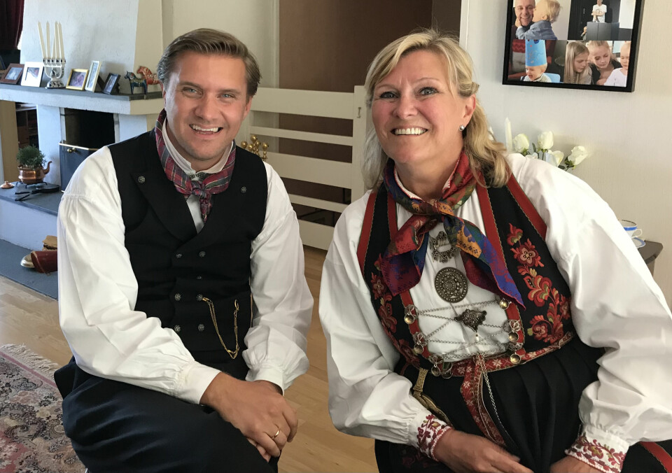 SØNNEN: Signe har ett barn, sønnen Christian – pappaen til barnebarnet Elisabeth, som hun har et veldig nært og kjært forhold til.
