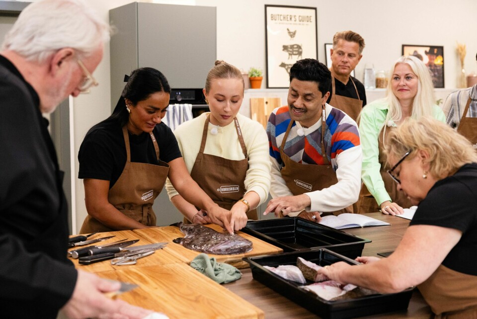 DISTRAHERT: Da Noman deltok i «Kokkeskolen», visste han fortsatt ikke om han skulle ta sluttpakke i NRK. Like etterpå tok han avgjørelsen.