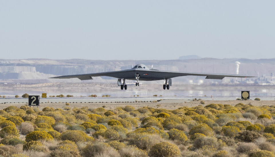 Tretthetstester: B-21 Raider gjennomgår nå et tøft testregime ved Edwards Air Force Base i California. . Foto