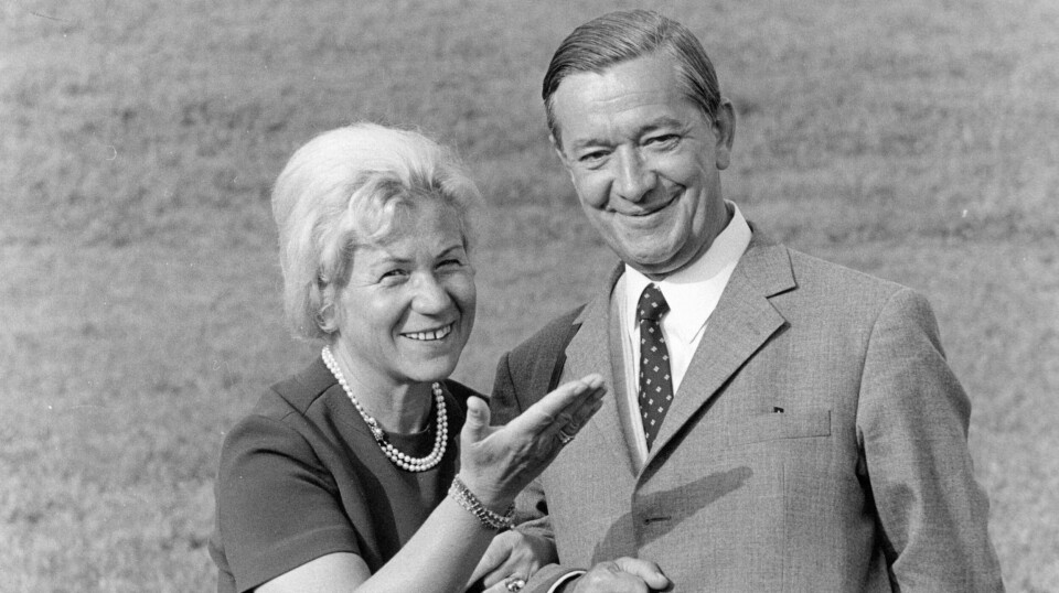 BESTEFORELDRE: Elisabeth og Robert, Kathrins besteforeldre, på slutten av 1970-tallet.