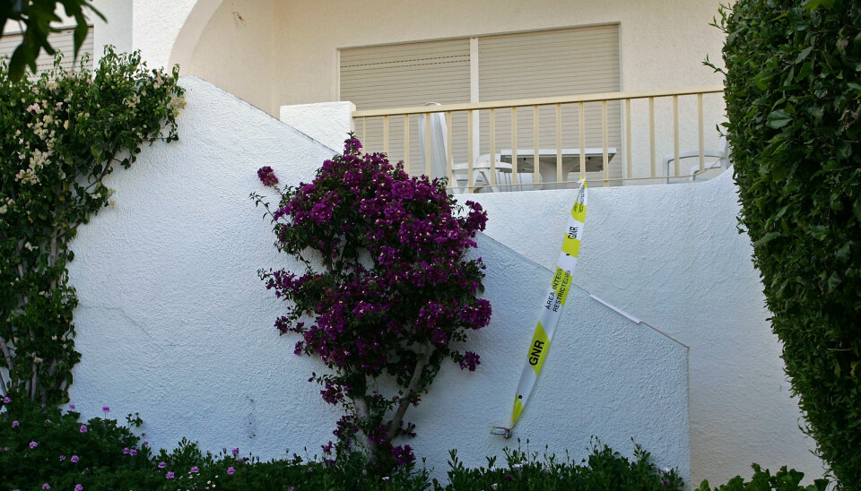 ÅSTEDET: Fra denne leiligheten i Ocean Club Holiday Apartments i Portugal forsvant Madeleine McCann sporløst 3. mai 2007. Leiligheten lå mot gateplan, og verandadøren skal ha vært ulåst.