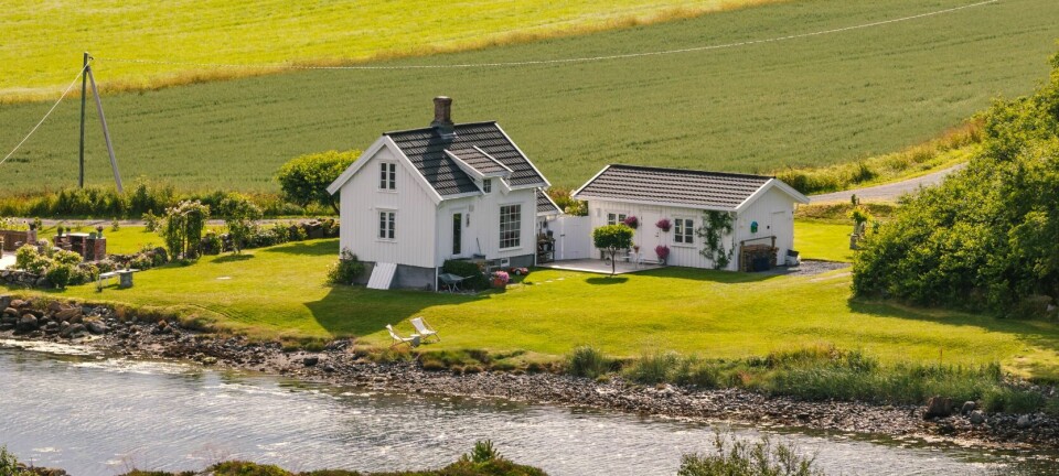 Hytta var opprinnelig et lite trehus fra 1936. Behovet for et skikkelig uterom under tak var derfor stort