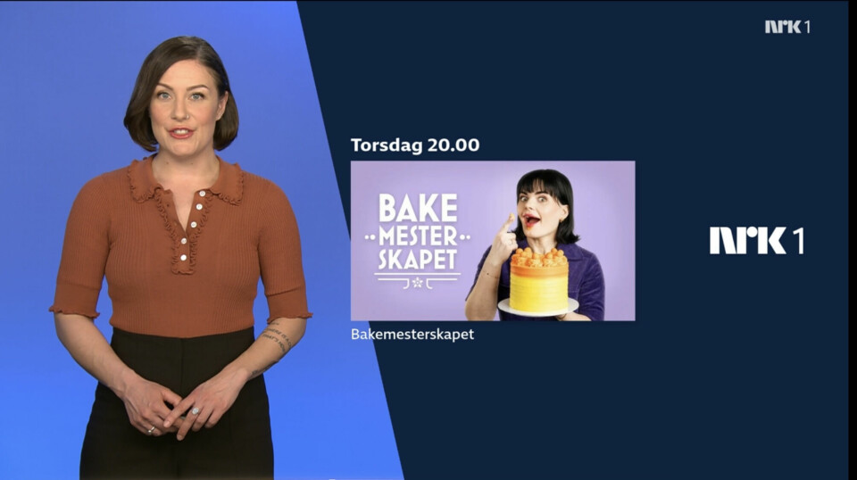 TRIVES: Dyveke er klar på at hun har verdens hyggeligste jobb som kanalvert i NRK.