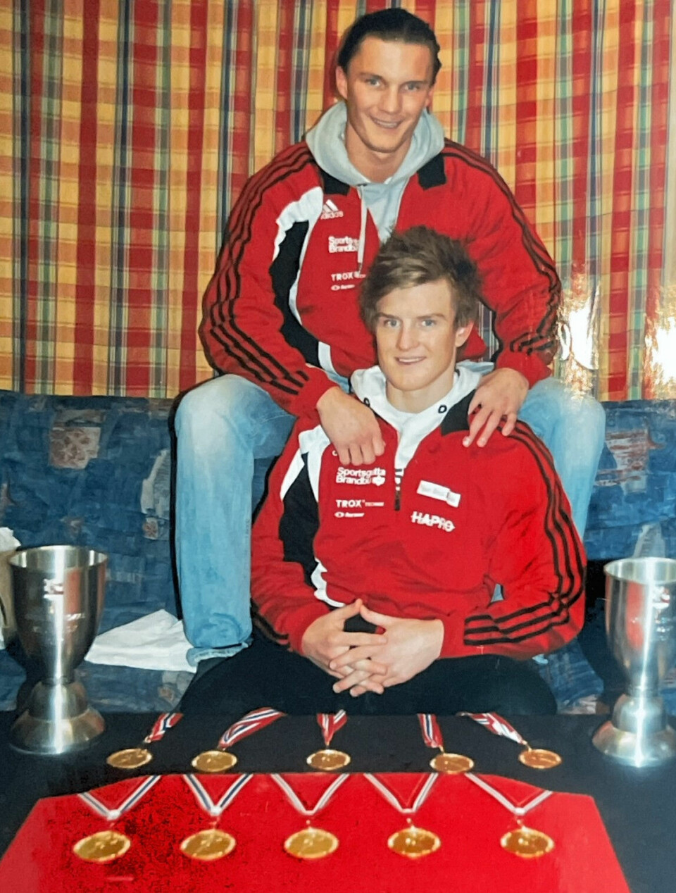 LILLEBROR: Lillebroren fulgte i Nils Arnes fotspor og begynte også å bokse.