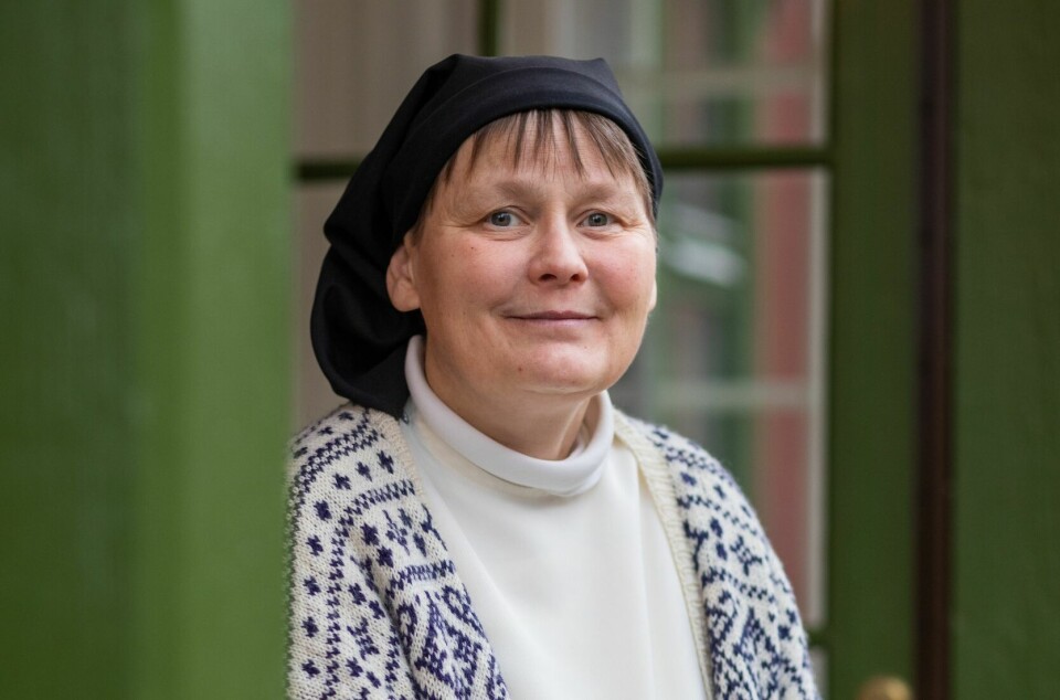 FREMTIDSUTSIKTER: Søster Ane-Elisabeth håper hun kan bli boende i klosteret resten av sitt liv.