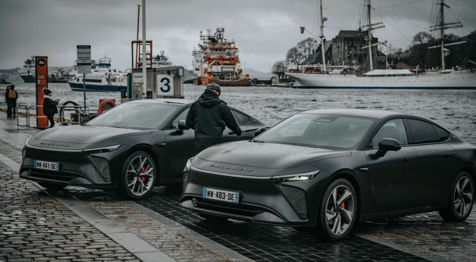 I BERGEN: Sedanen Exlantix ES i Bergen, der også importøren Autoisme AS holder til. Selskapet er en del av Sandven Gruppen AS, som blant annet også har kinesiske Seres i porteføljen.