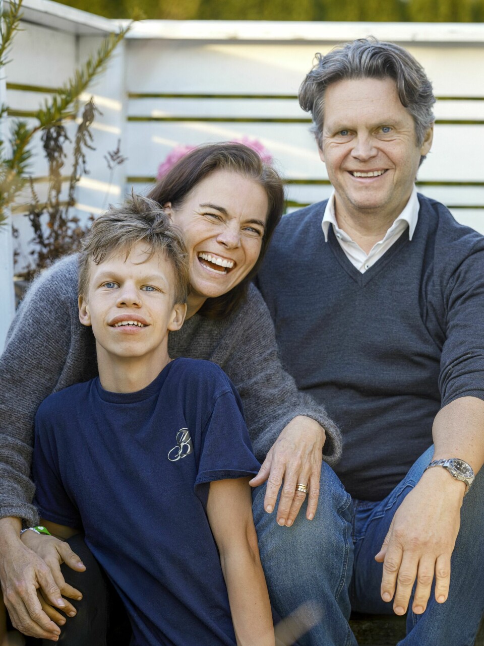 STOLTE: – Vi er selvfølgelig stolte av Mikkel, sier mamma Martine og pappa Thomas Munthe.