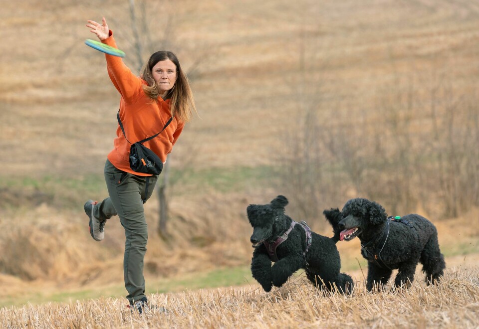 TRENING OG ATTER TRENING: Kathrine ga opp alt sosialt liv en periode for å trene Basse.