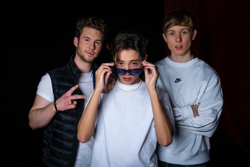 «MGP»-TRIO: Også i 2023 var Kyle med i «Melodi Grand Prix» sammen med Kristian Haugstøyl og Magnus Winjum. Trioen kalte seg Umami Tsunami og fremførte «Geronimo». Det ble en sisteplass i finalen.