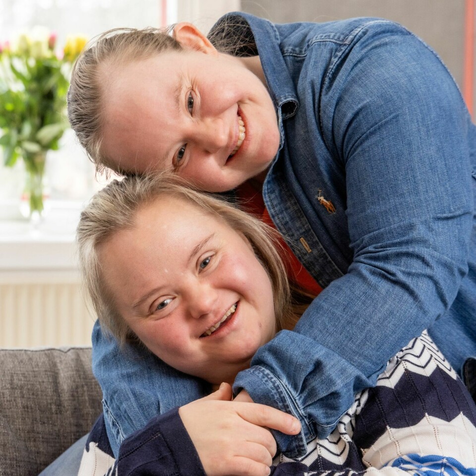 STOLT FRUE: Mathilde synes det er stas at kona er TV-stjerne. Selv får hun utløp for sin artistiske side ved å synge i Dissimilis. – Katelyn er en av mine favorittskuespillere, roser Mathilde.