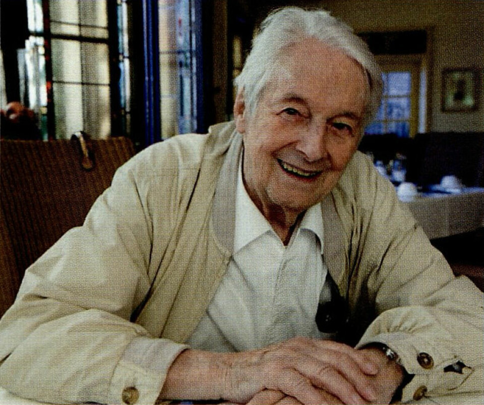 REDDET SJEFEN: 94 år gammel var den tidligere ishavsflygeren Walter Schuck fortsatt i full vigør. Takket være hans innsats ble Ehrler benådet på tampen av krigen.
