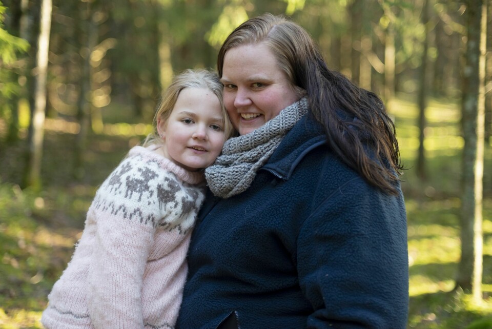 KJÆRLIGHET: For Anne-Marte har det vært veldig viktig å involvere datteren og gjøre henne trygg.