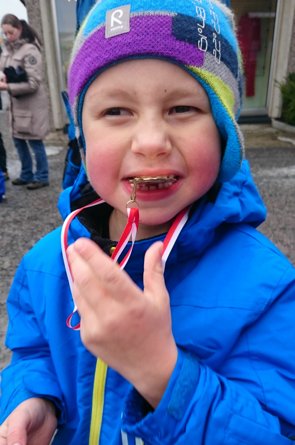 GLAD GUTT: Peder har en sjelden diagnose, men har aldri følt selv at han er annerledes. Her som liten gutt.