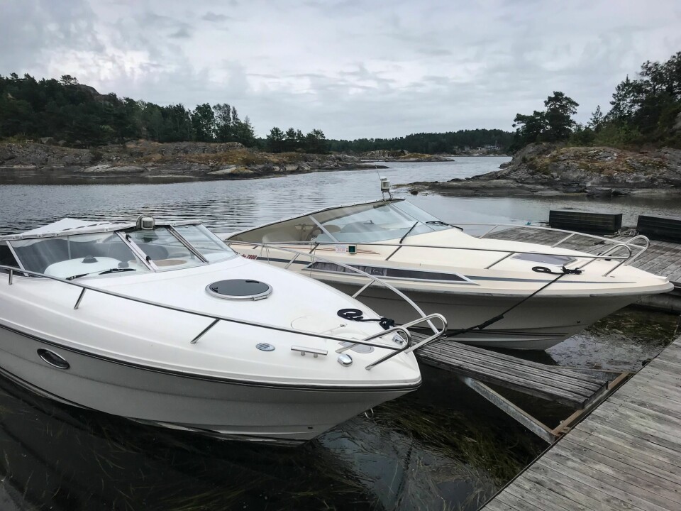 KLASSIKER-MØTE: Mirage (nærmest) sammen med en Windy 7800. Det er en av forgjengerne fra 80-tallet.