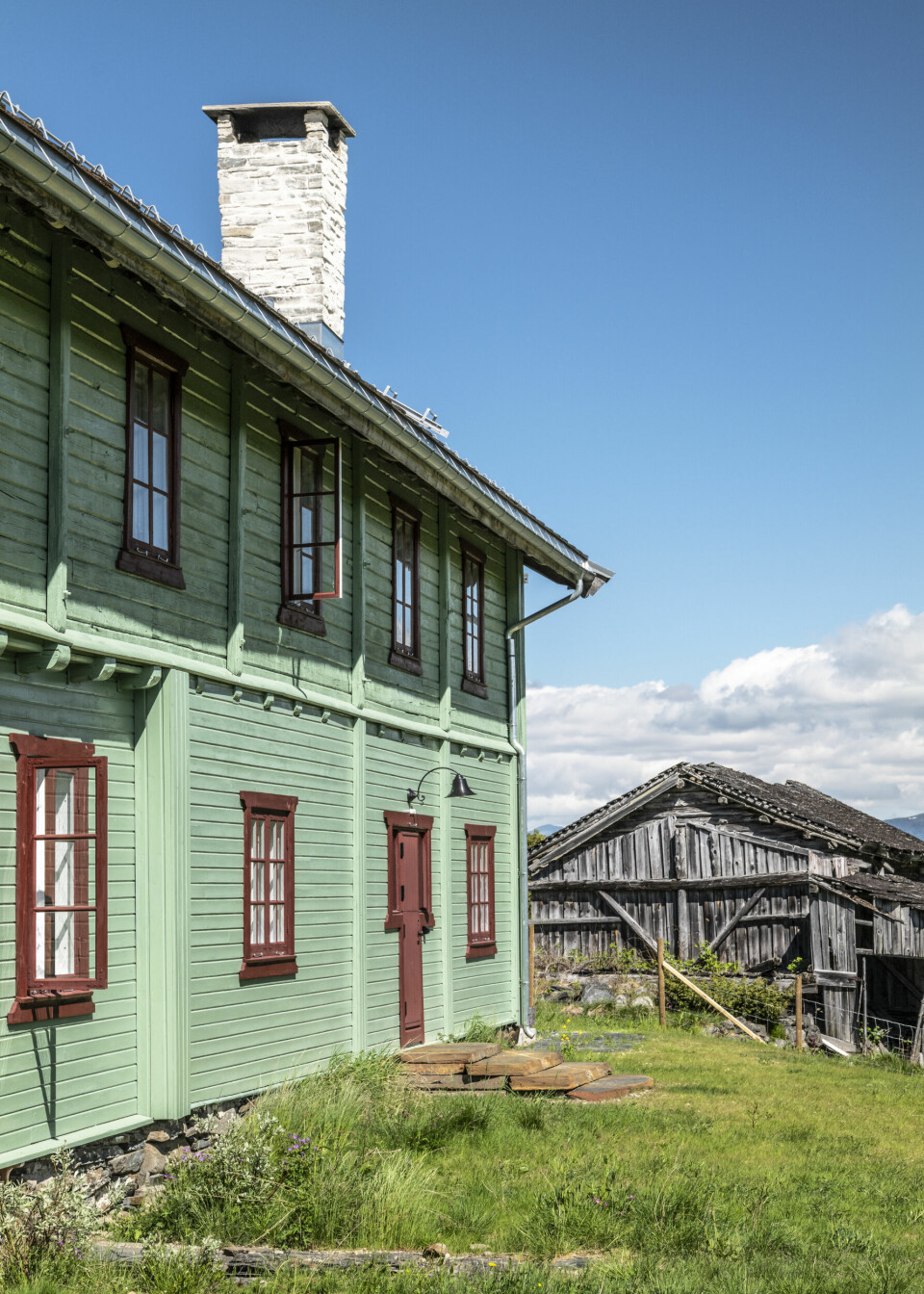 GJENREIST: Valseter Pensjonat i Gudbrandsdalen åpna dørene for fjellturister i 1901, og holdt koken til utpå 50-tallet. I fjor sommer åpna det nyrestaurerte bygget igjen dørene for gjester.
