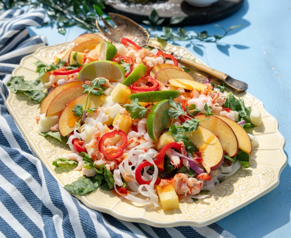 TROPISK SALAT MED SKALLDYR