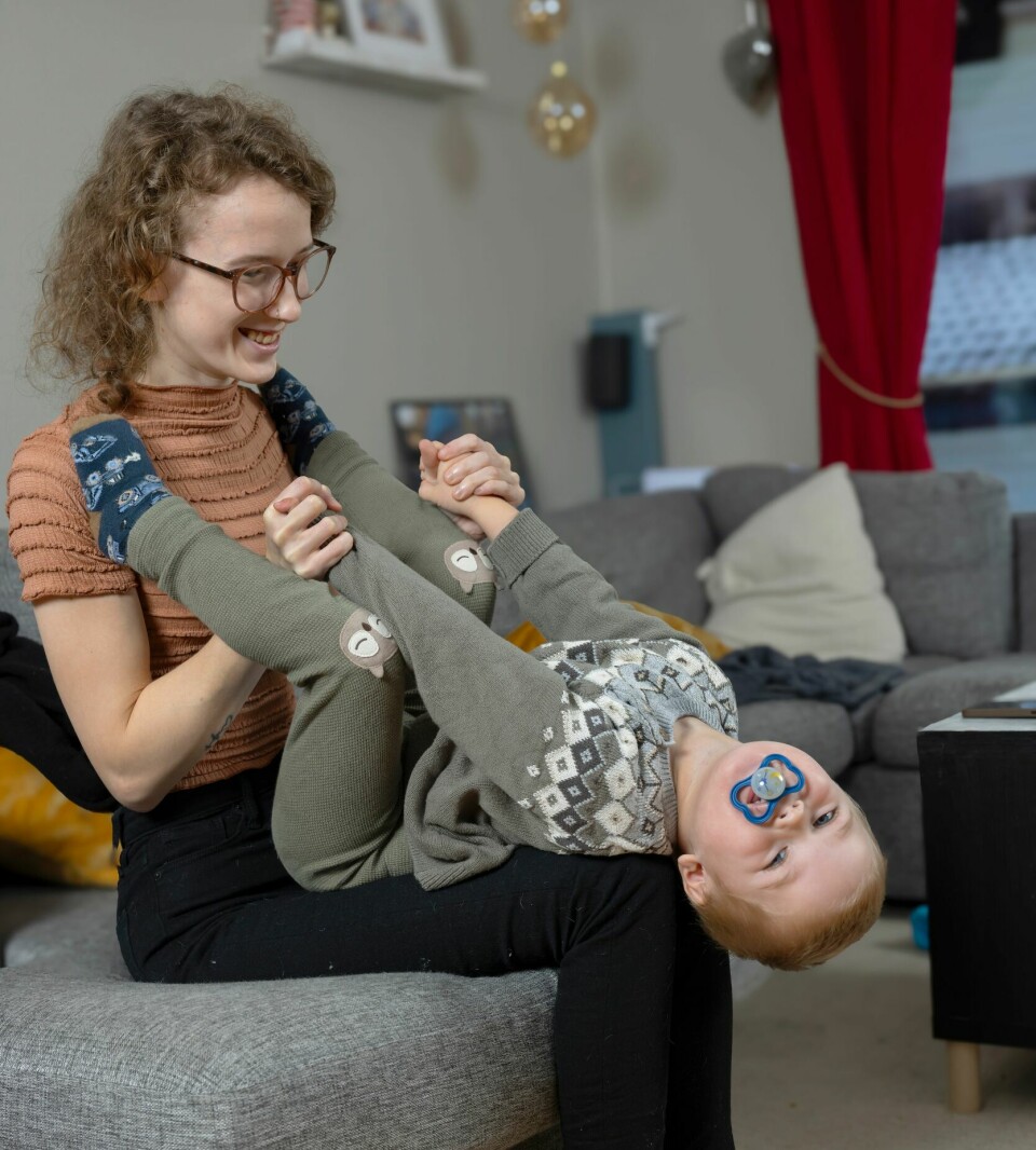 GODT LIV TROSS TRAGEDIEN: Stine hadde aldri trodd at hun kunne få et godt liv igjen etter ektemannens selvmord. Heldigvis har mor og sønn klart det, selv om de alltid vil ha historien med seg.
